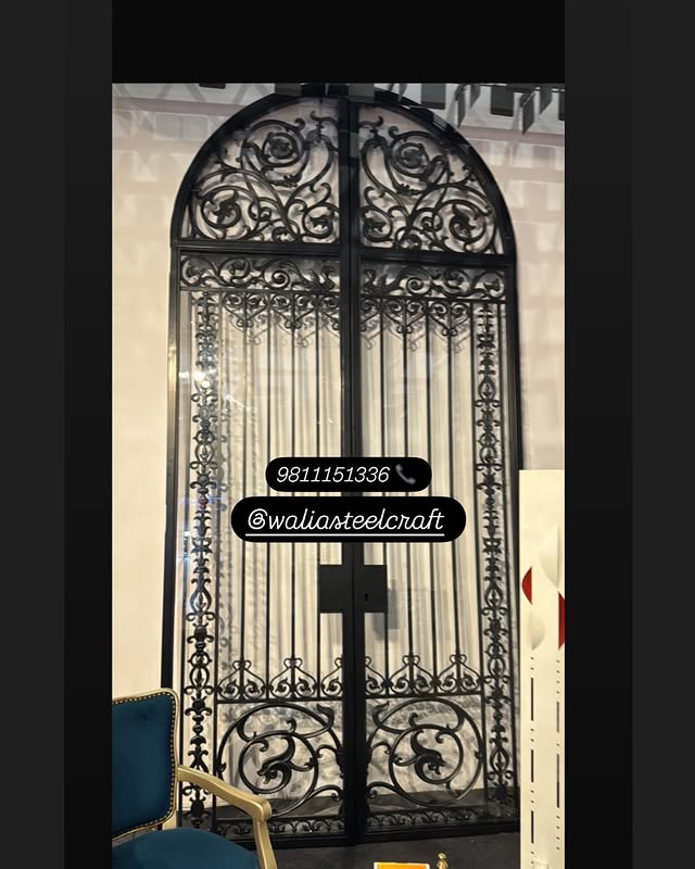 Classical main gate design for house in Hyderabad