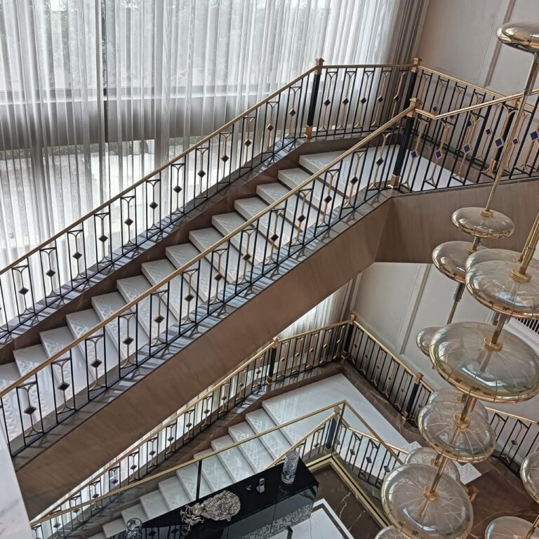 Brass Staircase Railing Manufacturer in Hyderabad