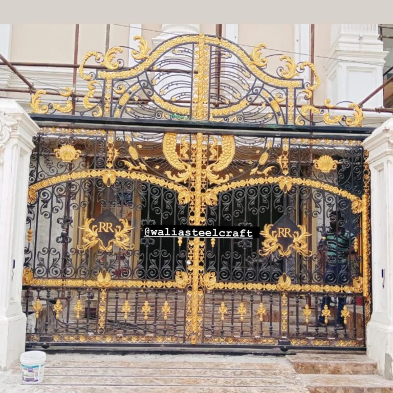 Classical Main Gate Design for House in Bangalore