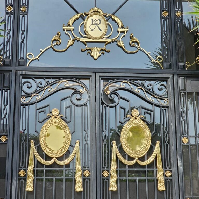 Wrought Iron Gate Design for Home Entrance in Bangalore