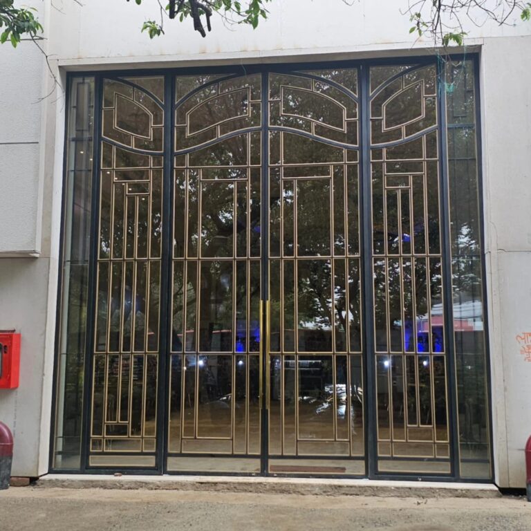 Wrought Iron Gate Design for Home Entrance in Chandigarh
