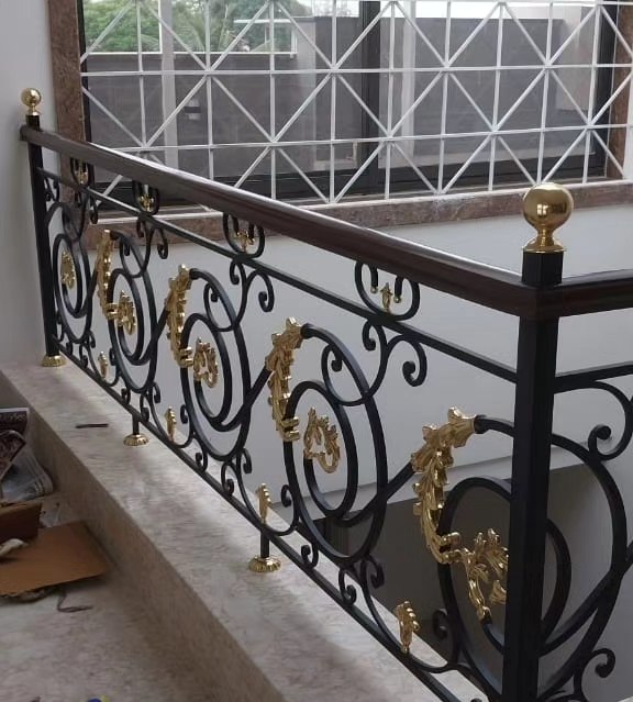 Wrought Iron Railing Design for Balcony in Chennai