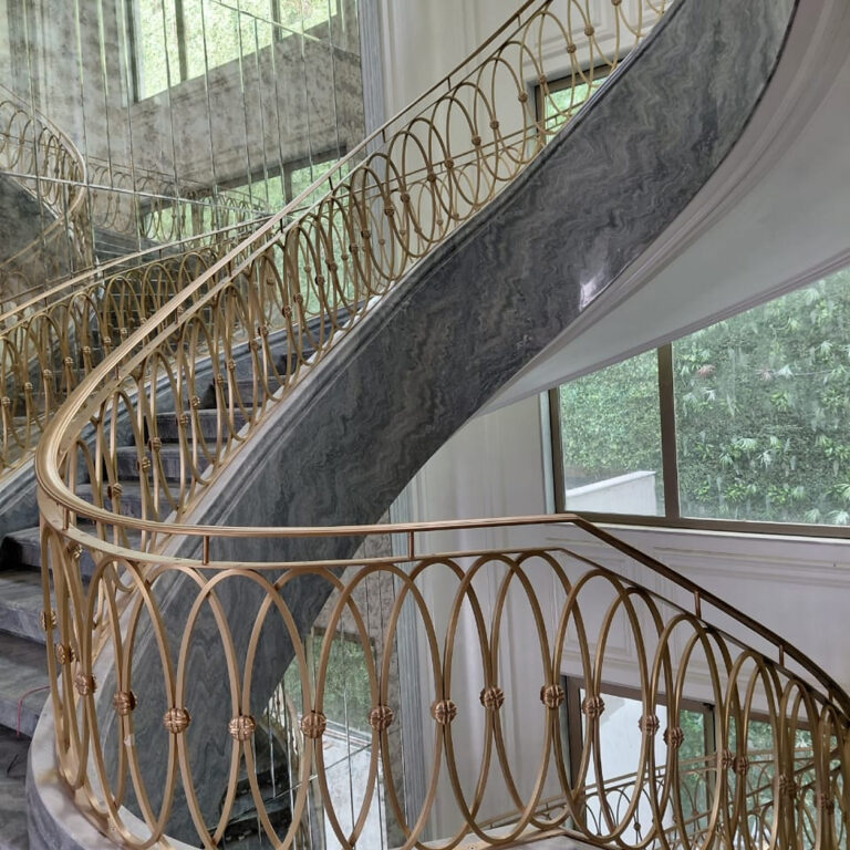Decorative Brass Railing for Staircase in Chandigarh