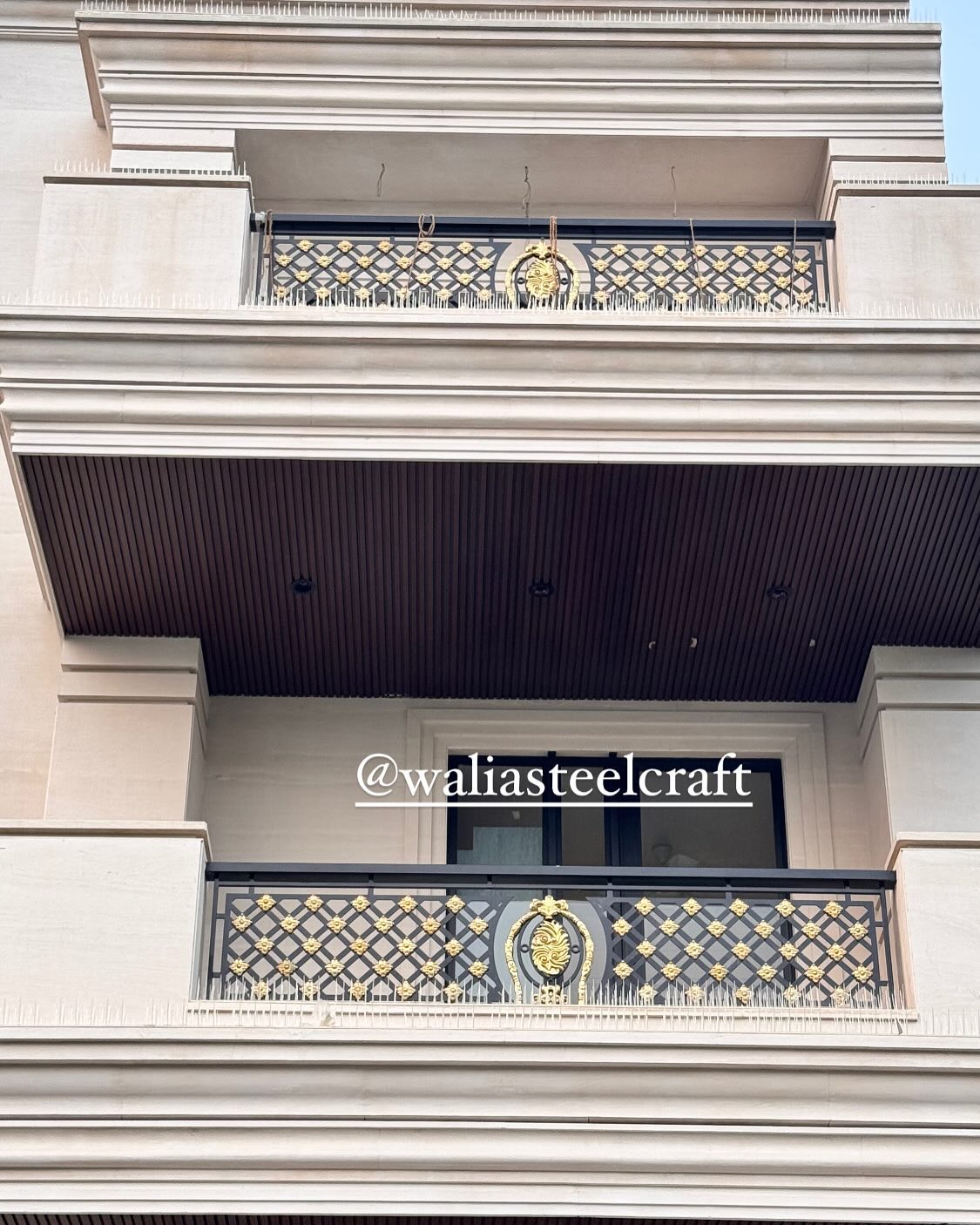 Designer iron railing for balcony and stairs