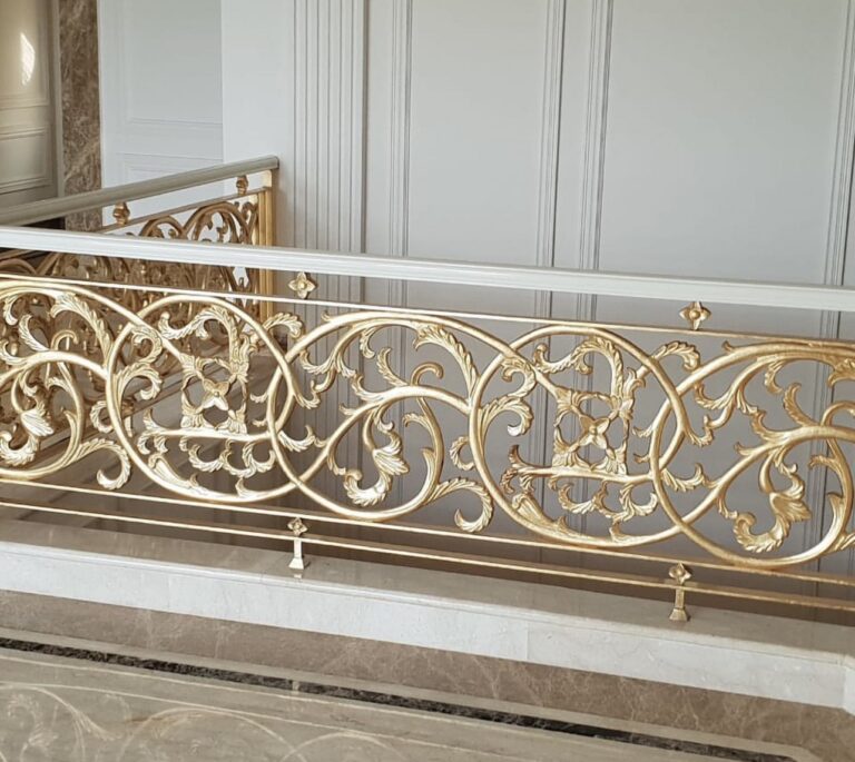 Decorative Wrought Iron Railing for Stairs in Chennai