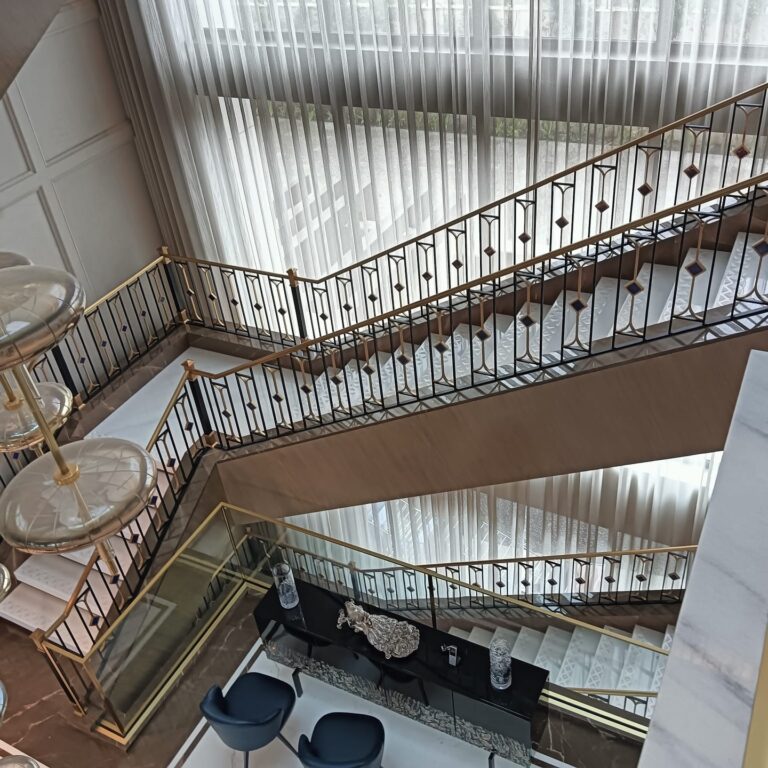 Brass Staircase Railing Manufacturer in Delhi NCR