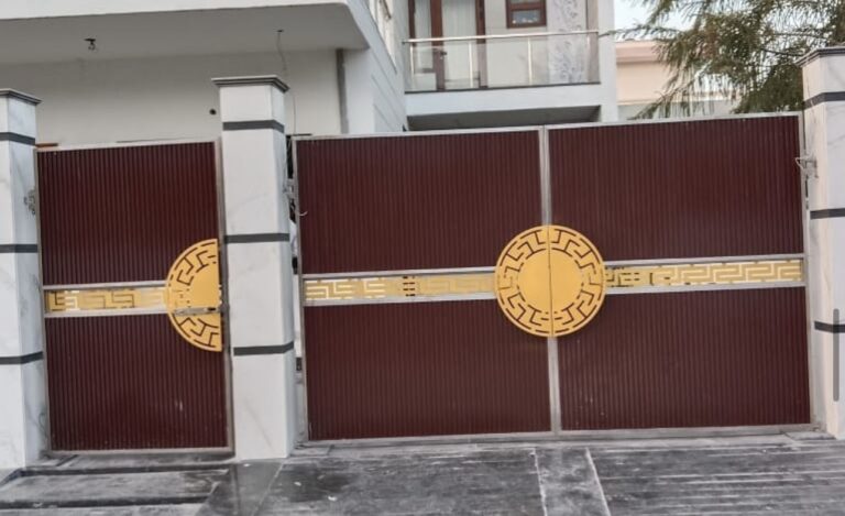 Wrought Iron Gate Design for Home Entrance in Mangaluru